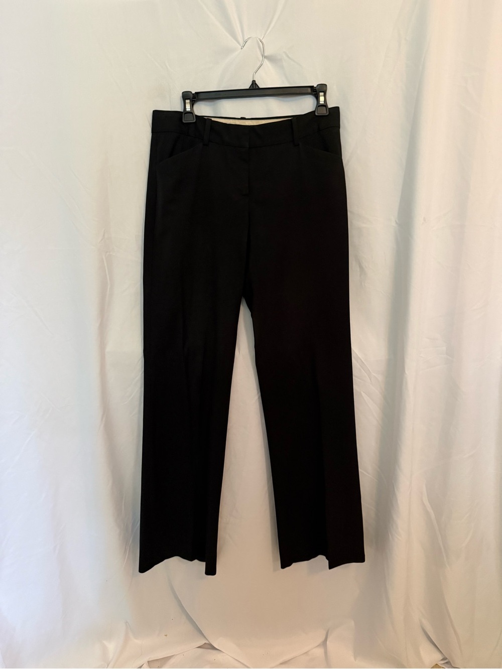 Theory Black Wide-Leg Dress Pants - Black